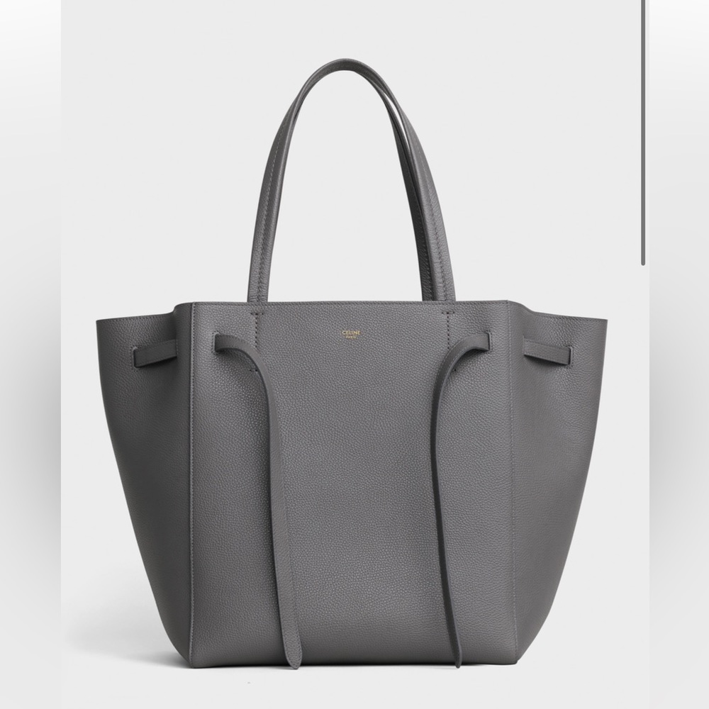 Celine Cabas Phantom grey tote